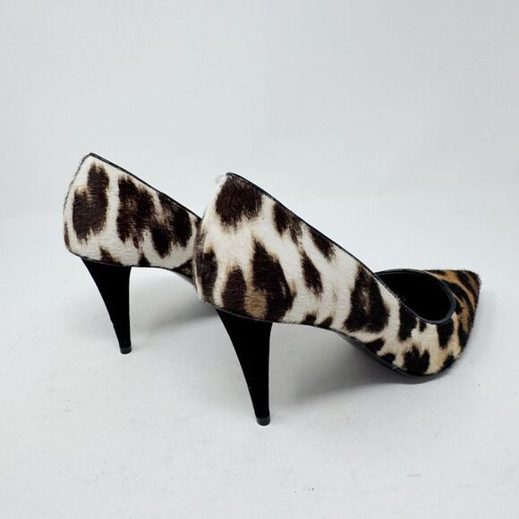 GIUSEPPE ZANOTTI | Ombré Animal Print Calf Hair Pump Heels Women’s Size 36.5 (6) - Picture 7 of 11
